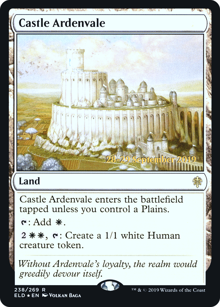 Castle Ardenvale [Throne of Eldraine Prerelease Promos]-1