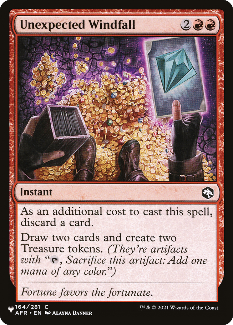 Unexpected Windfall (LIST-164/281) - The List-1