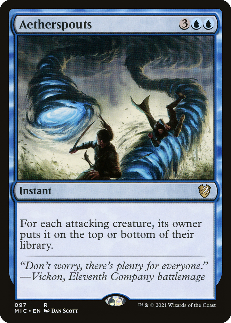 Aetherspouts [Innistrad: Midnight Hunt Commander]-1