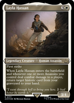 Layla Hassan (Foil Etched) [Assassin's Creed]-1