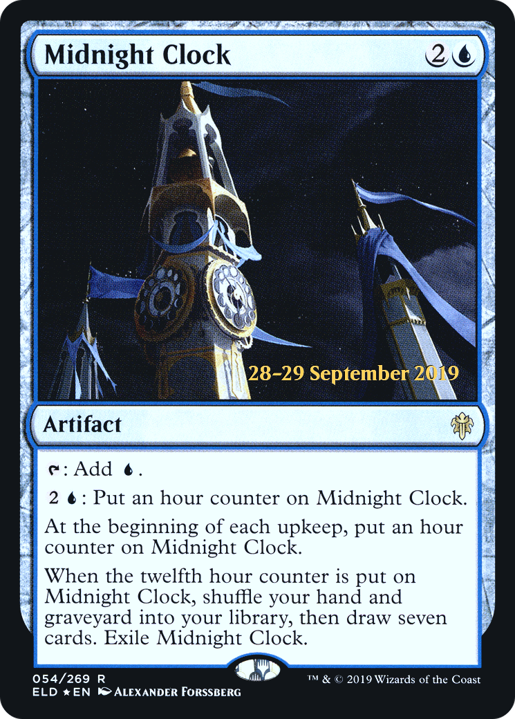 Midnight Clock [Throne of Eldraine Prerelease Promos]-1