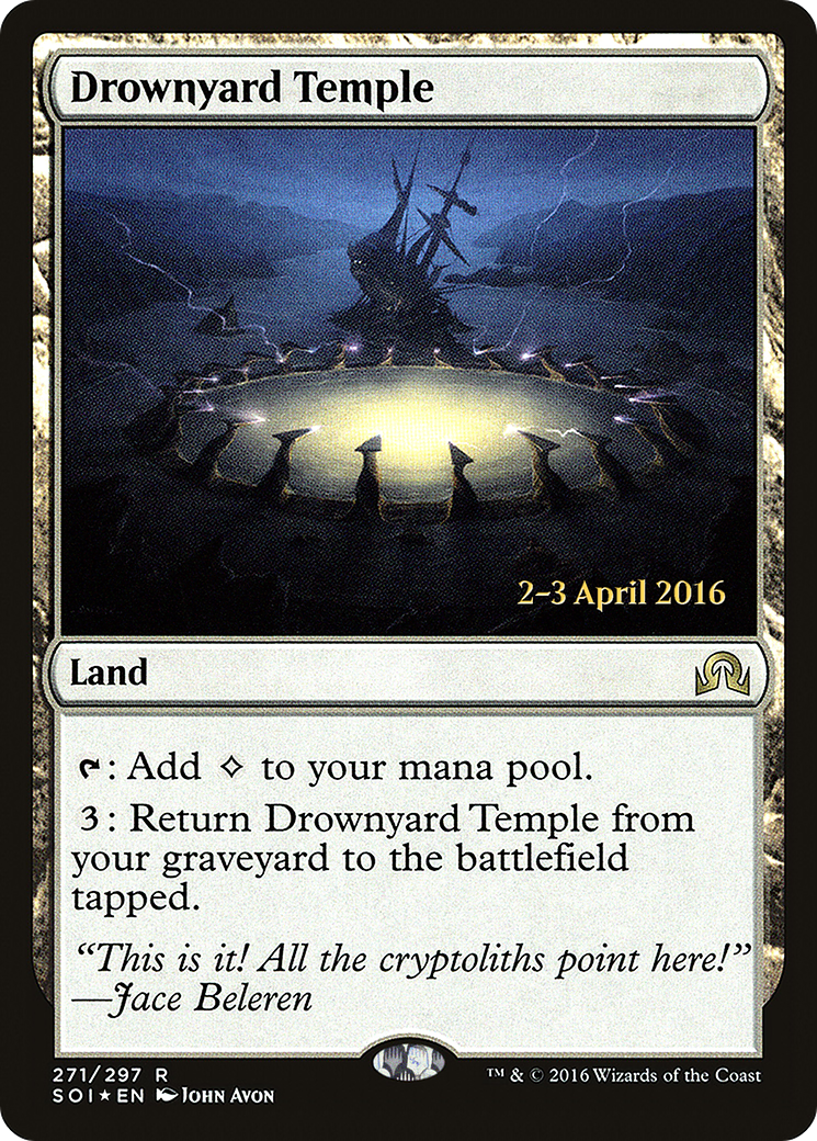 Drownyard Temple [Shadows over Innistrad Prerelease Promos]-1