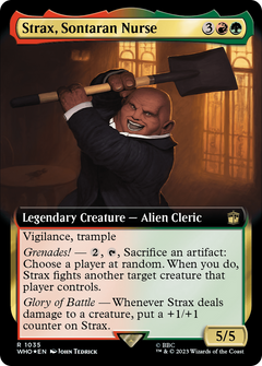 Strax, Sontaran Nurse (Extended Art) (Surge Foil) [Doctor Who]-1