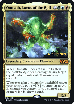 Omnath, Locus of the Roil [Core Set 2020 Prerelease Promos]-1