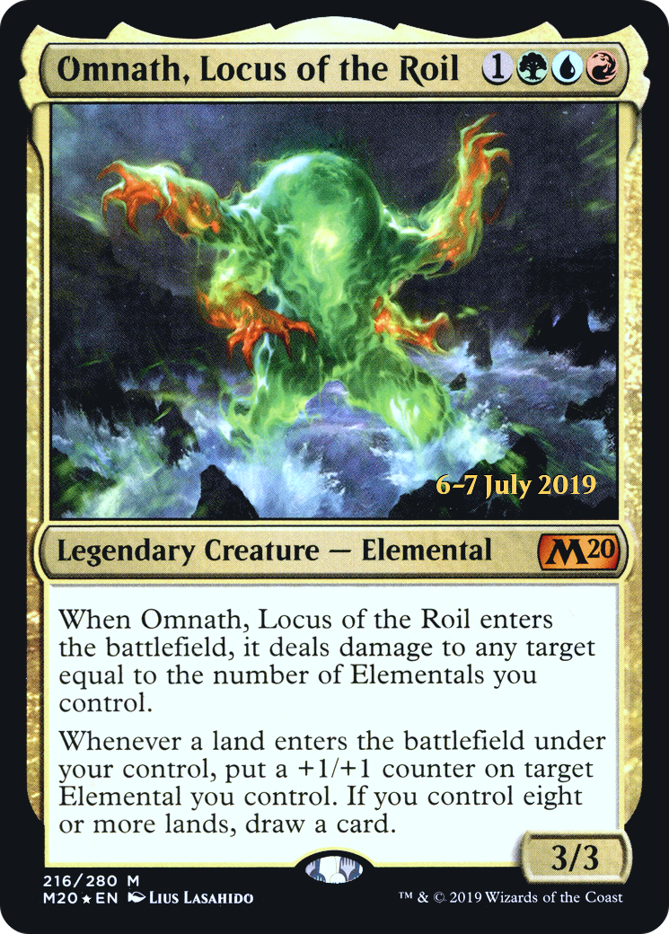Omnath, Locus of the Roil [Core Set 2020 Prerelease Promos]-1