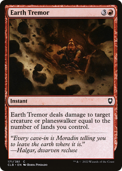Earth Tremor [Commander Legends: Battle for Baldur's Gate]-1
