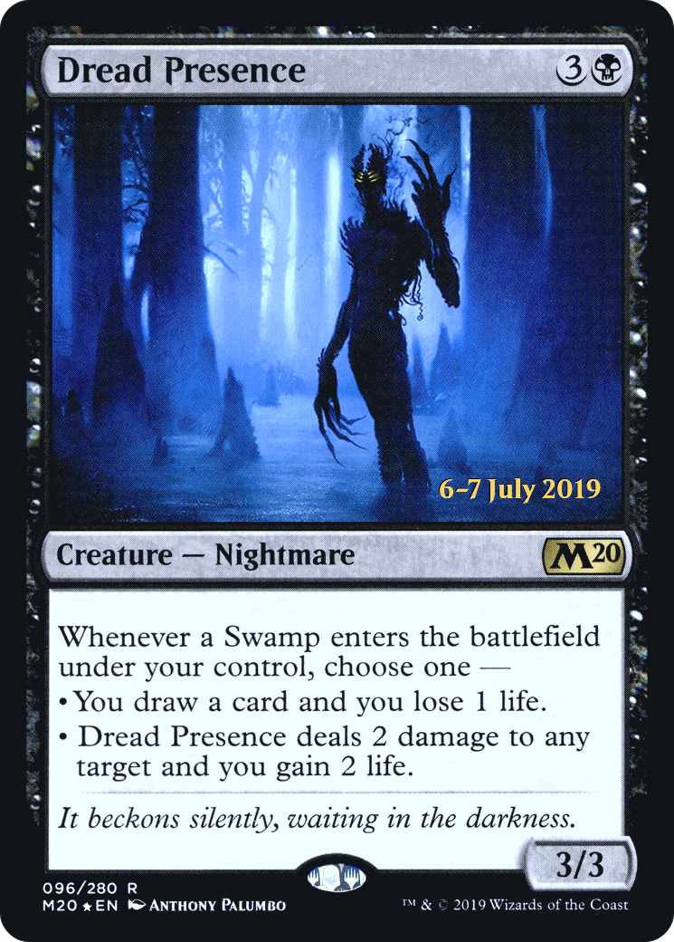 Dread Presence [Core Set 2020 Prerelease Promos]-1