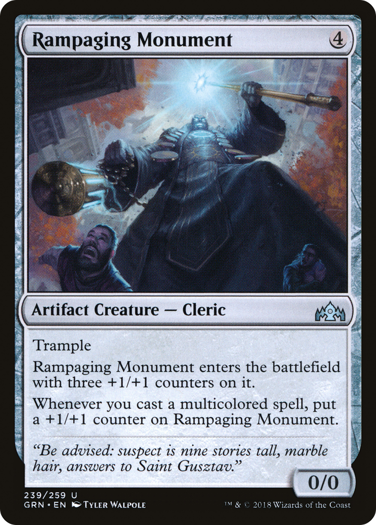 Rampaging Monument [Guilds of Ravnica]-1
