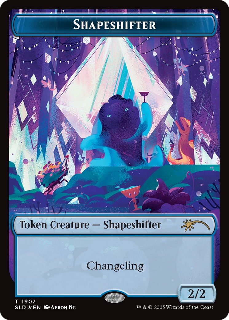 Shapeshifter Token (1907) (Double Rainbow Foil) [Secret Lair Drop Series]-1