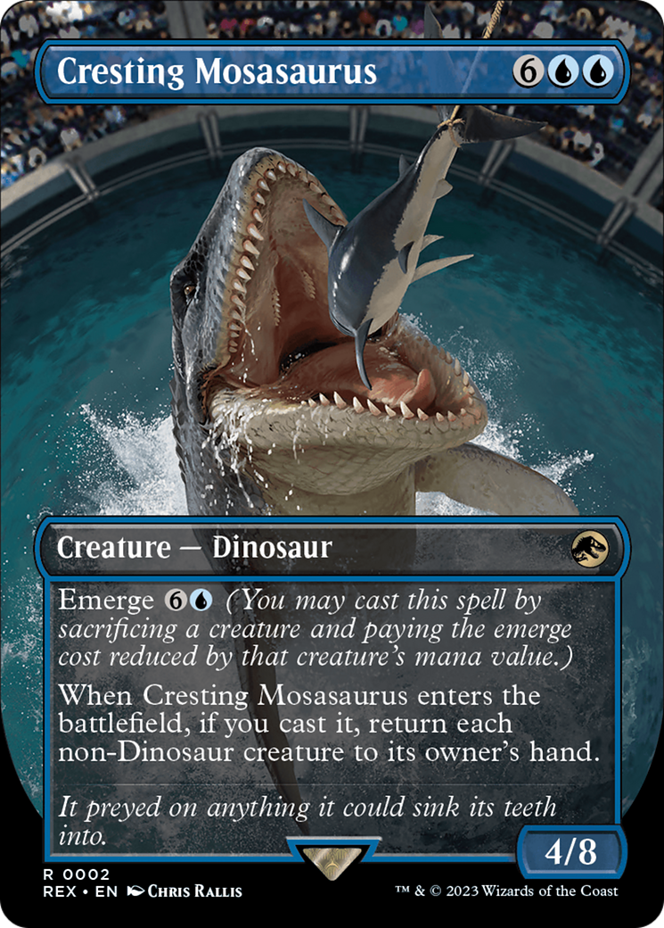 Cresting Mosasaurus (Borderless) [Jurassic World Collection]-1