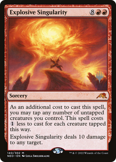Explosive Singularity (Promo Pack) [Kamigawa: Neon Dynasty Promos]-1