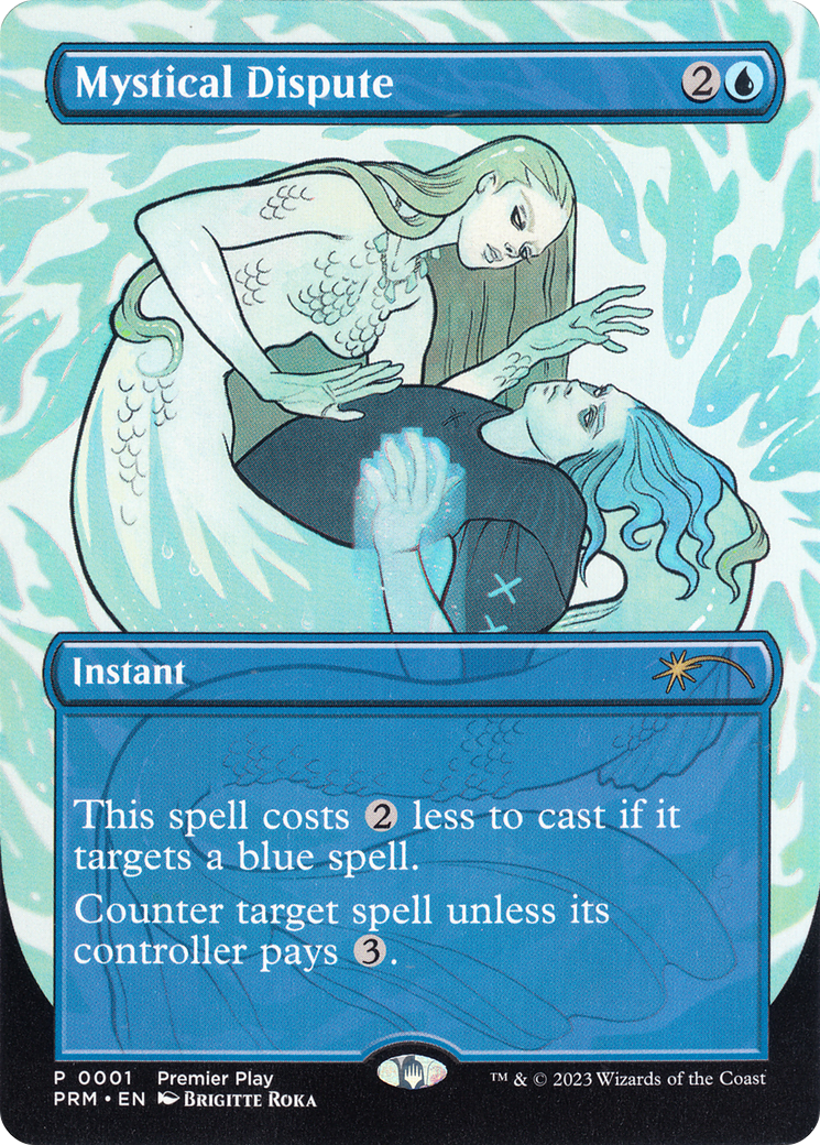 Mystical Dispute (Borderless Alternate Art) [Regional Championship Qualifiers 2023]-1
