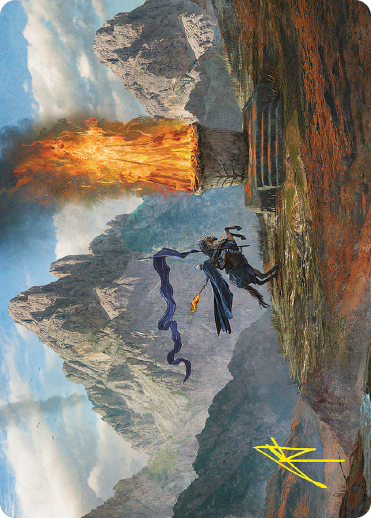 Call for Aid // Call for Aid (ALTR-060) - Tales of Middle-earth Art Series (Borderless)-1