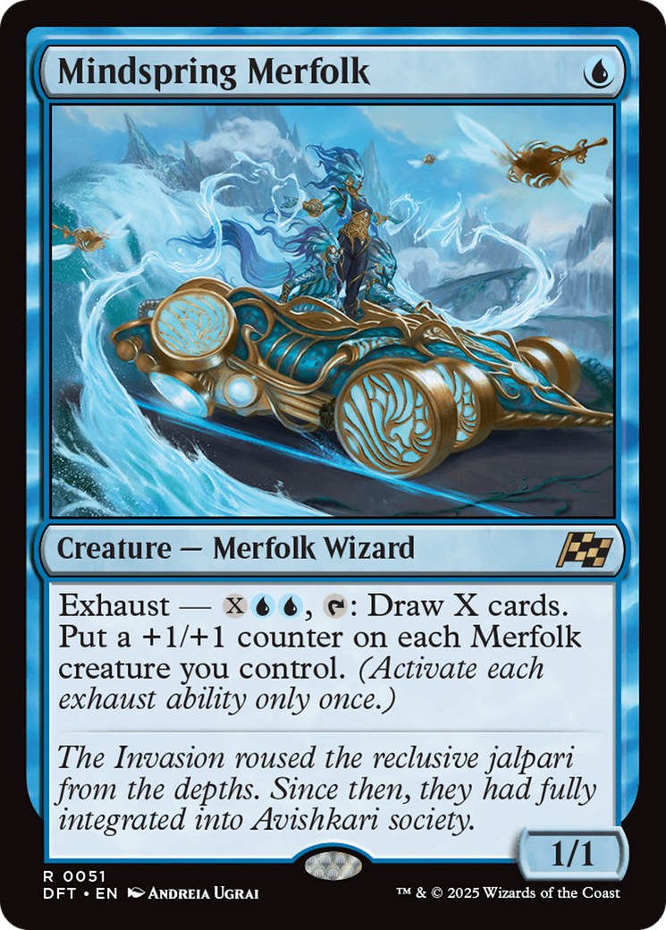 Mindspring Merfolk [Aetherdrift]-1