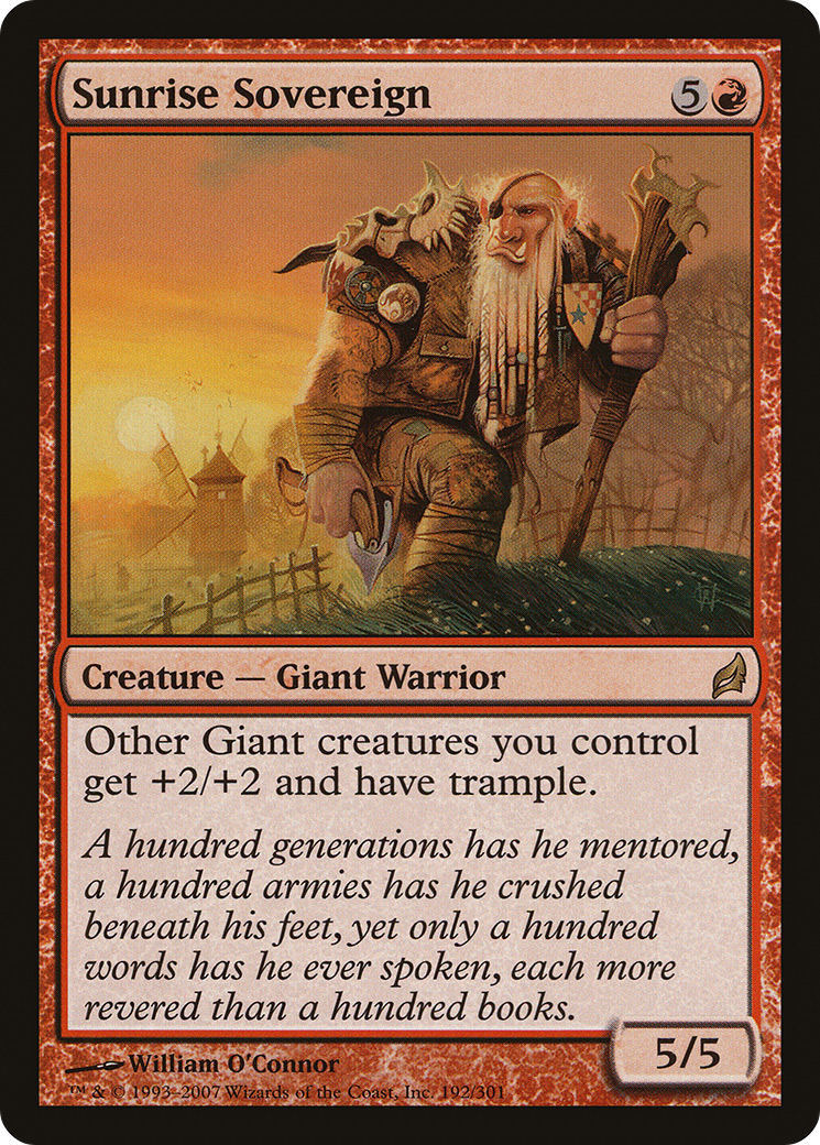 Sunrise Sovereign [Lorwyn]-1