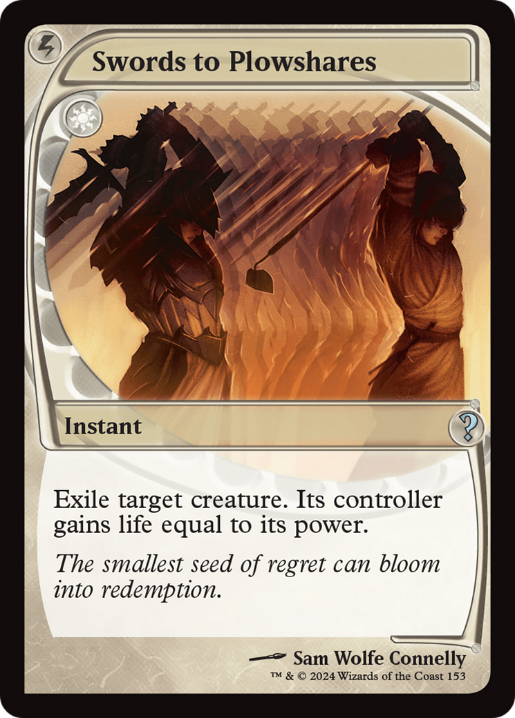Swords to Plowshares (Future Sight) [Mystery Booster 2]-1