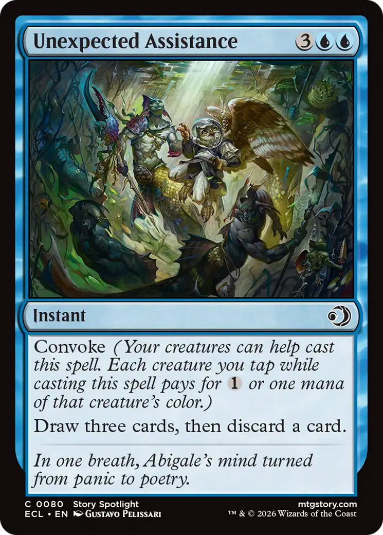 Unexpected Assistance [Lorwyn Eclipsed]-1