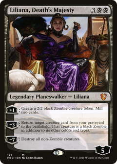 Liliana, Death's Majesty [Innistrad: Midnight Hunt Commander]-1