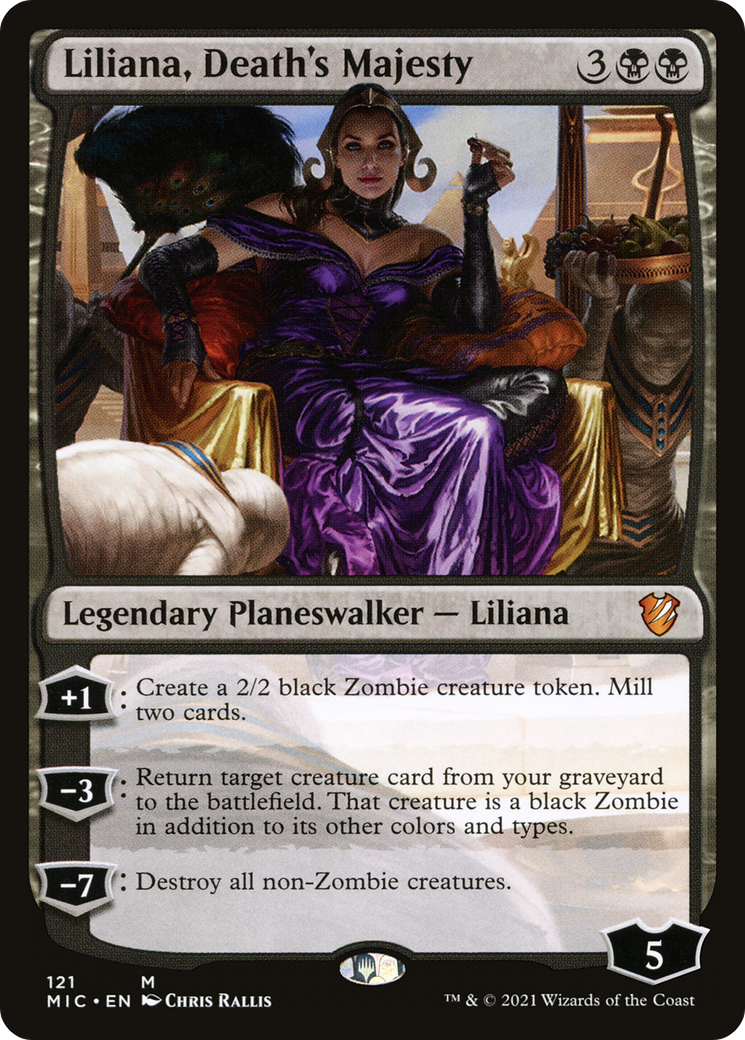 Liliana, Death's Majesty [Innistrad: Midnight Hunt Commander]-1