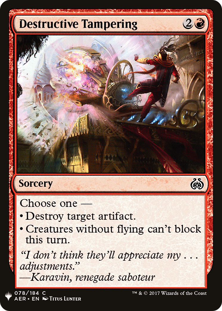 Destructive Tampering [Mystery Booster]-1