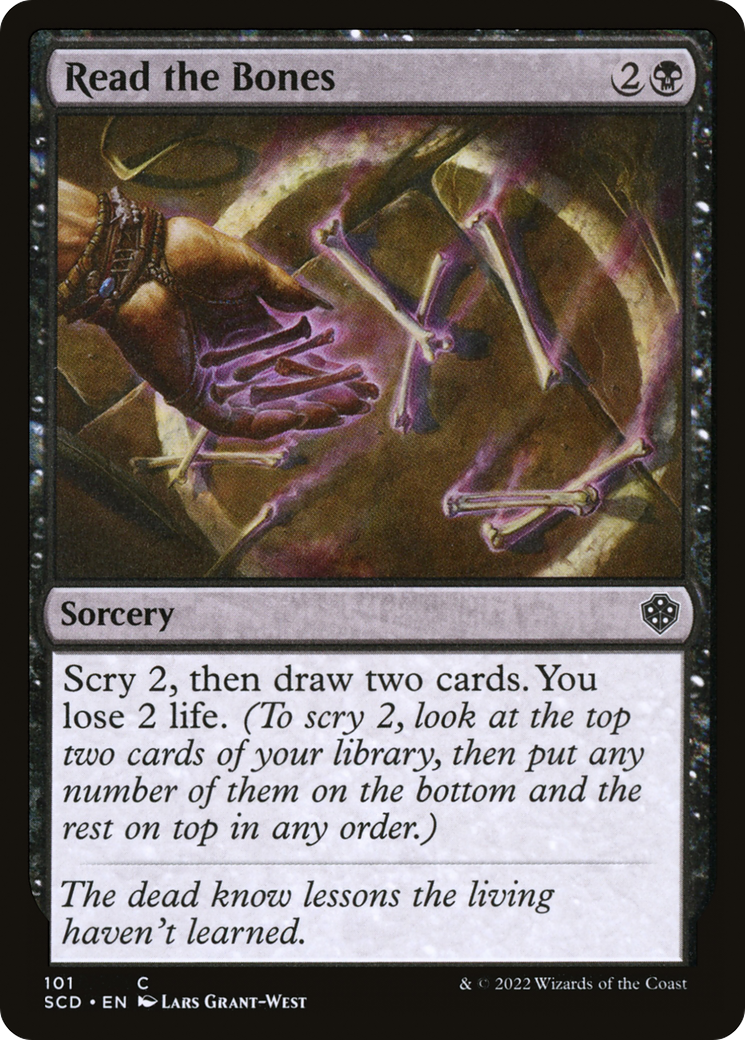 Read the Bones [Starter Commander Decks]-1