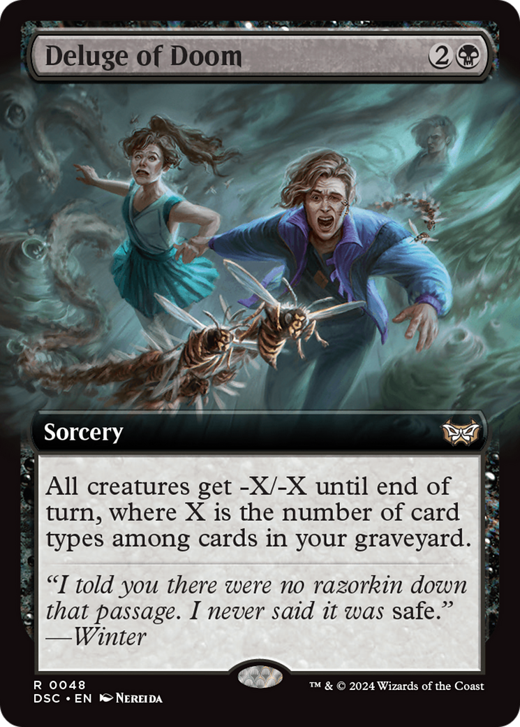 Deluge of Doom (Extended Art) [Duskmourn: House of Horror Commander]-1
