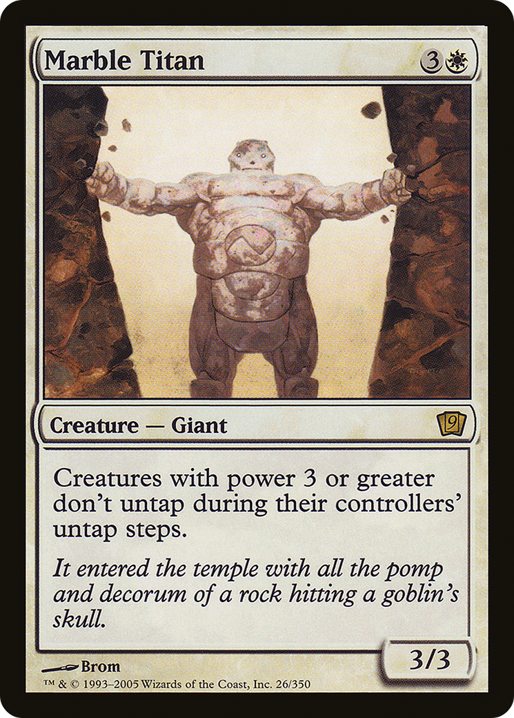 Marble Titan [Ninth Edition]