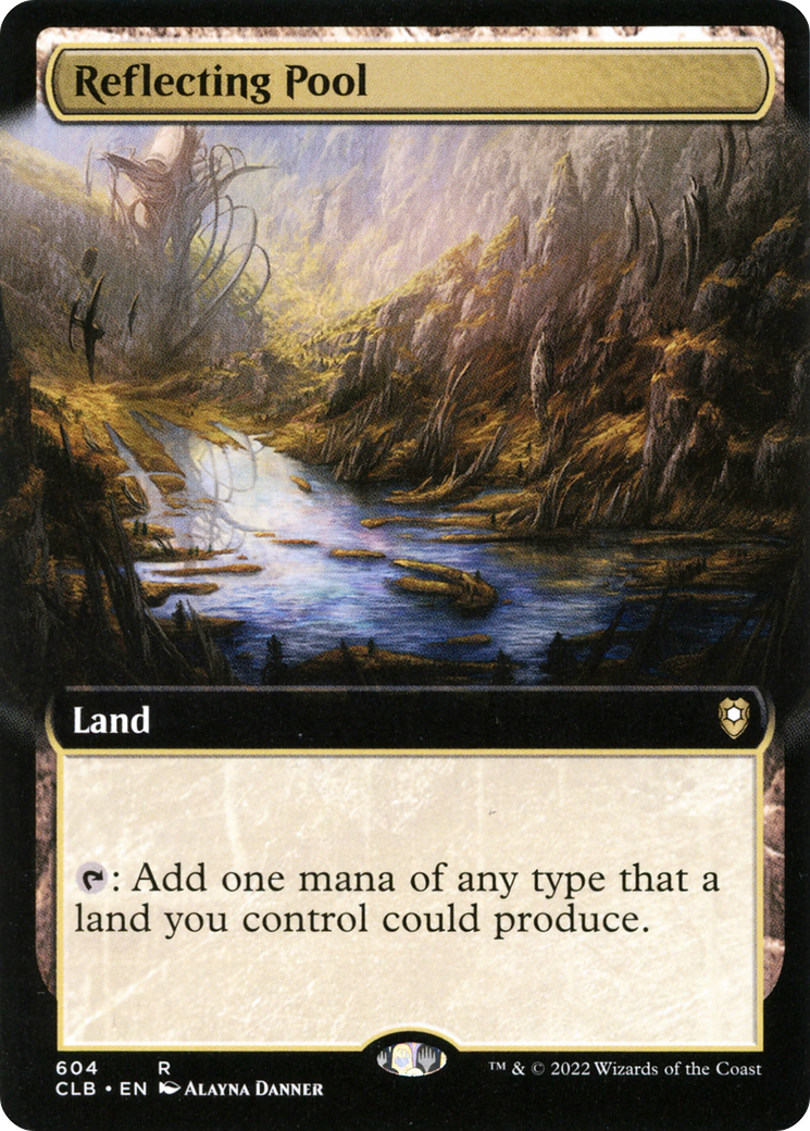 Reflecting Pool (Extended Art) [Commander Legends: Battle for Baldur's Gate]-1