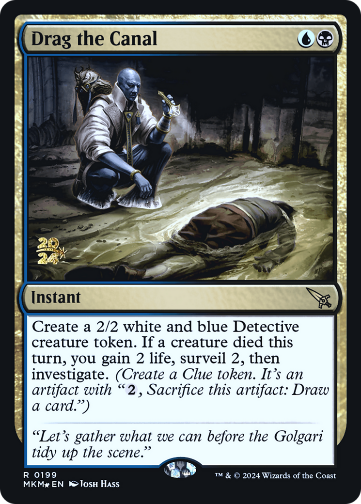 Drag the Canal [Murders at Karlov Manor Prerelease Promos]-1