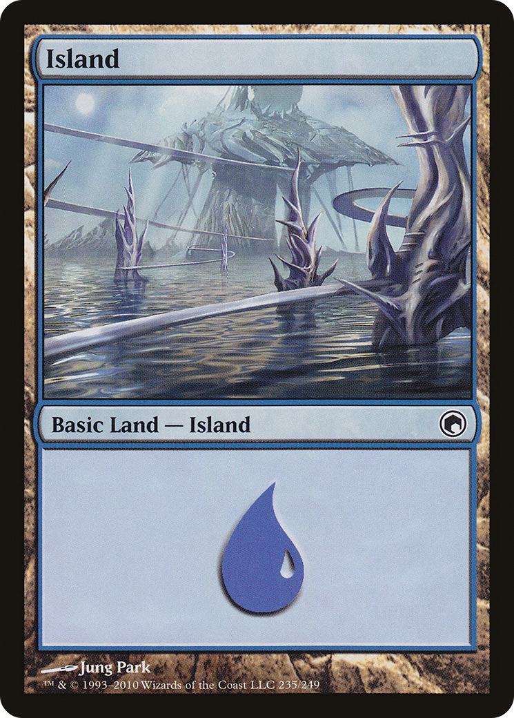 Island (235) [Scars of Mirrodin]-1