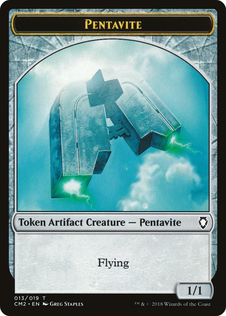 Pentavite Token [Commander Anthology Volume II Tokens]-1