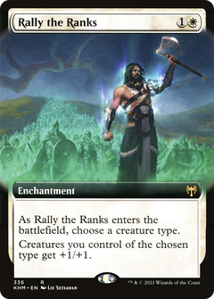 Rally the Ranks (Extended Art) [Kaldheim]-1