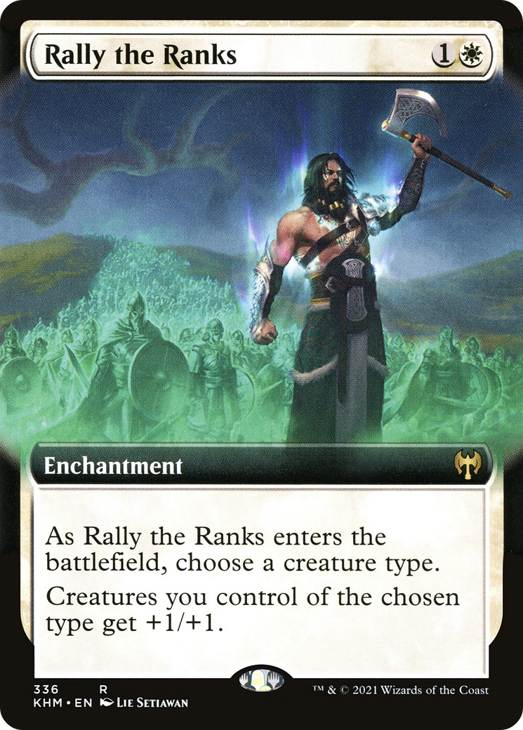 Rally the Ranks (Extended Art) [Kaldheim]-1