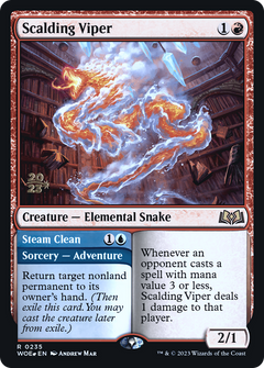Scalding Viper [Wilds of Eldraine Prerelease Promos]-1
