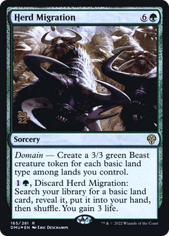 Herd Migration [Dominaria United Prerelease Promos]-1