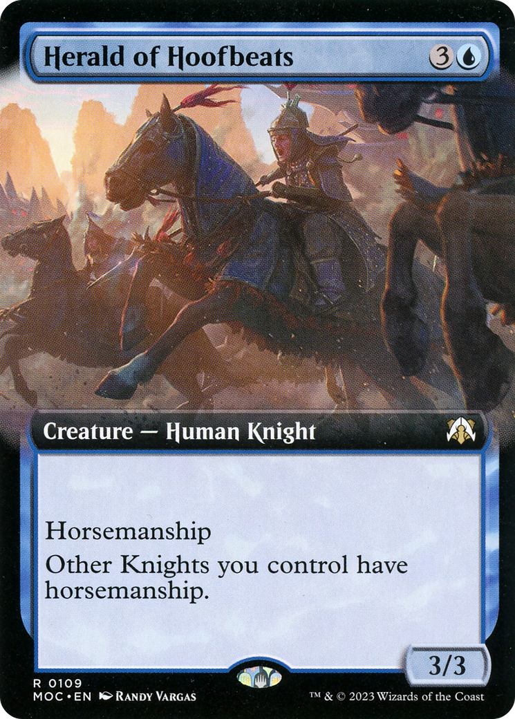 Herald of Hoofbeats (Extended Art) [March of the Machine Commander]-1