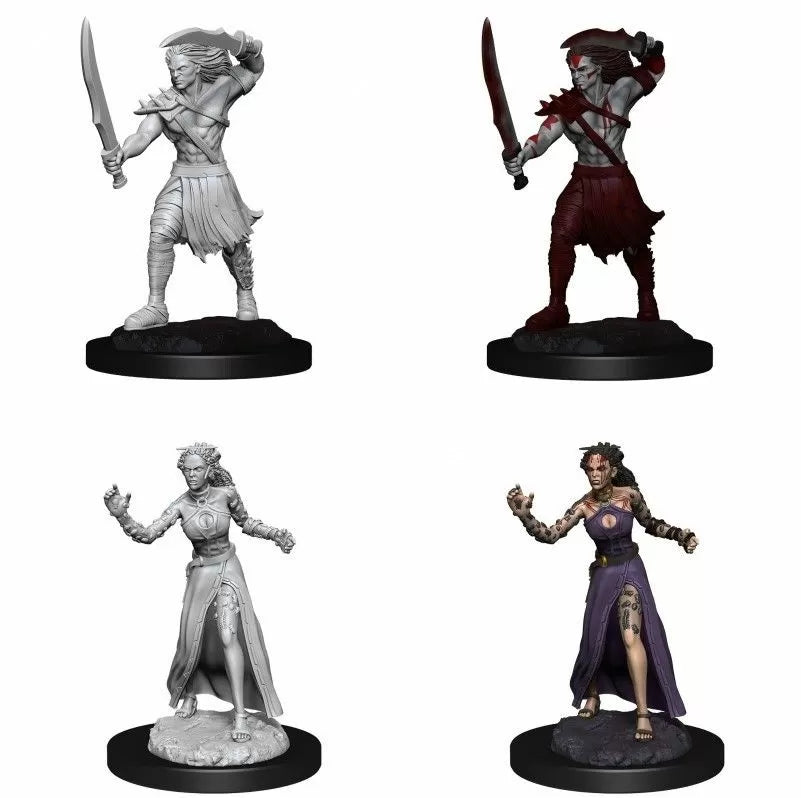 Magic the Gathering Unpainted Miniatures Vampire Lacerator & Vampire Hexmage-1