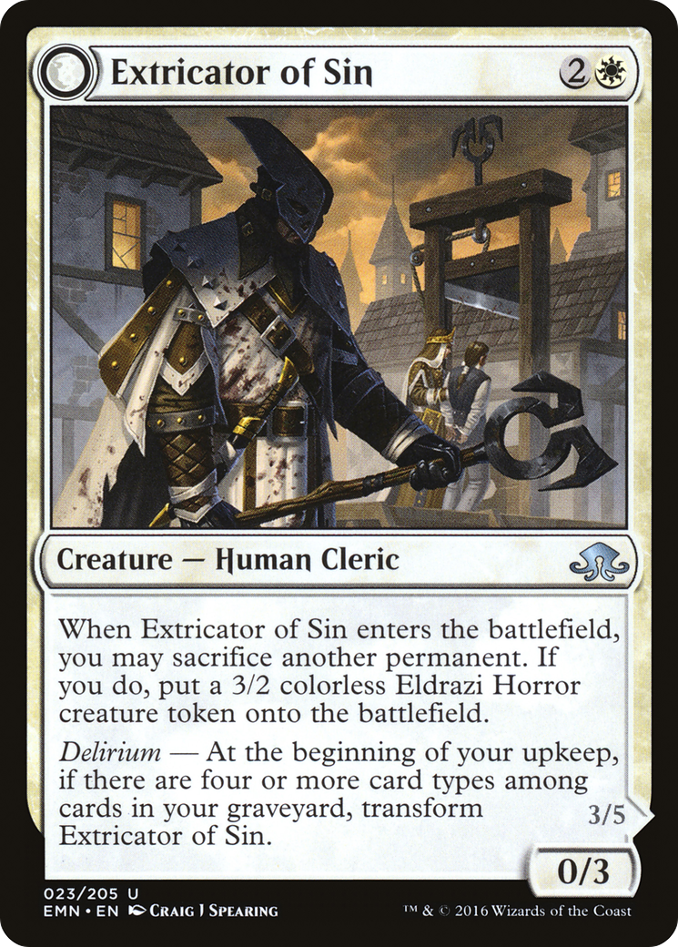 Extricator of Sin // Extricator of Flesh [Eldritch Moon]-3