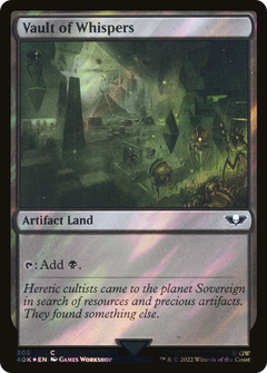 Vault of Whispers (Surge Foil) (40K-305) - Warhammer 40,000 Commander Foil-1