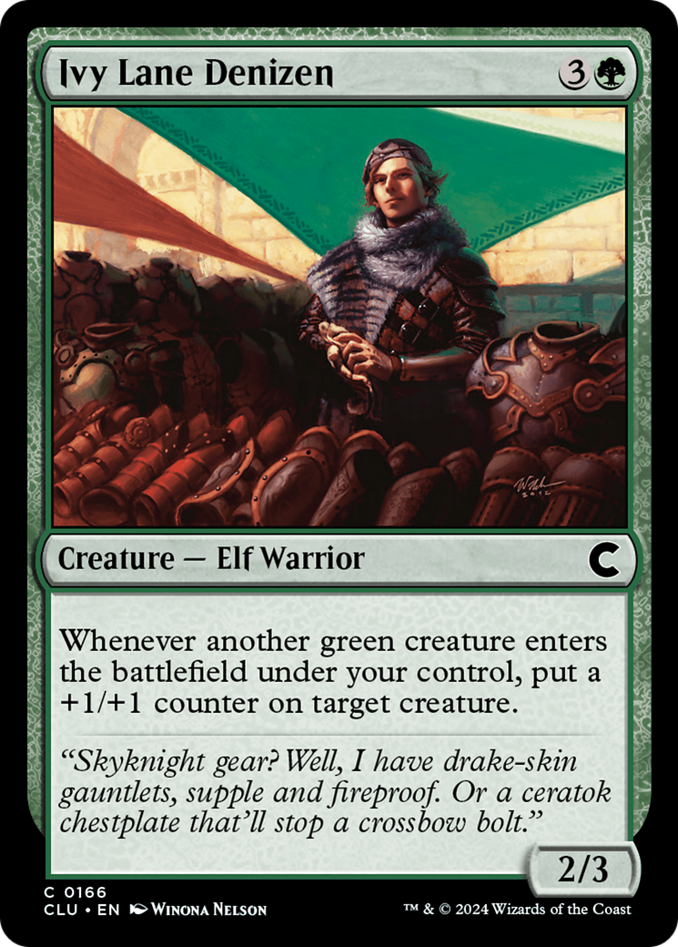 Ivy Lane Denizen [Ravnica: Clue Edition]-1