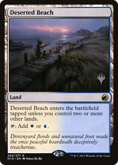 Deserted Beach (Promo Pack) [Innistrad: Midnight Hunt Promos]-1