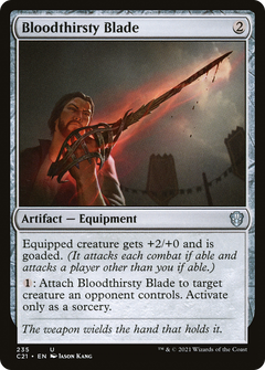 Bloodthirsty Blade [Commander 2021]-1