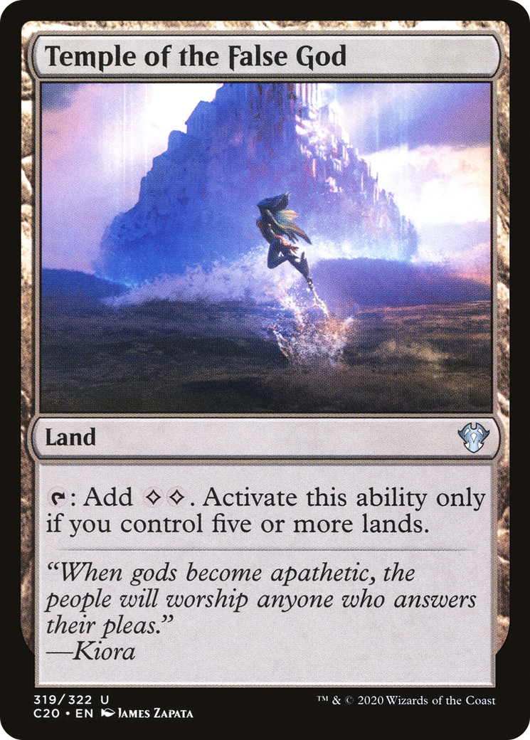 Temple of the False God [Commander 2020]-1