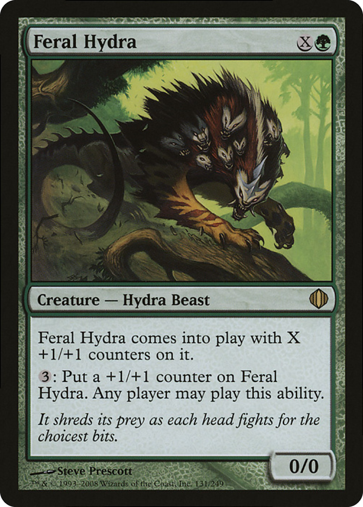Feral Hydra (Oversized) [Oversize Cards]-1