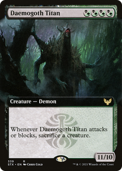 Daemogoth Titan (Extended Art) [Strixhaven: School of Mages]-1