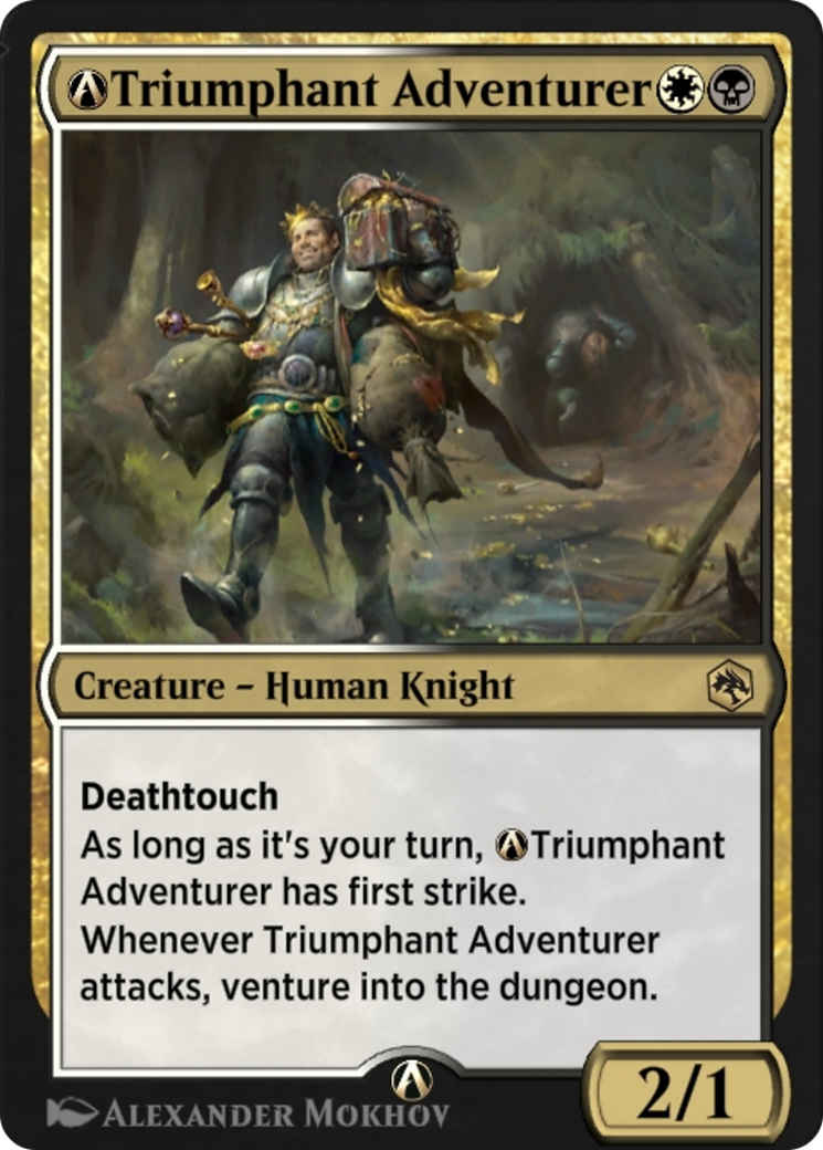 A-Triumphant Adventurer (AFR-A-237) - Adventures in the Forgotten Realms-1