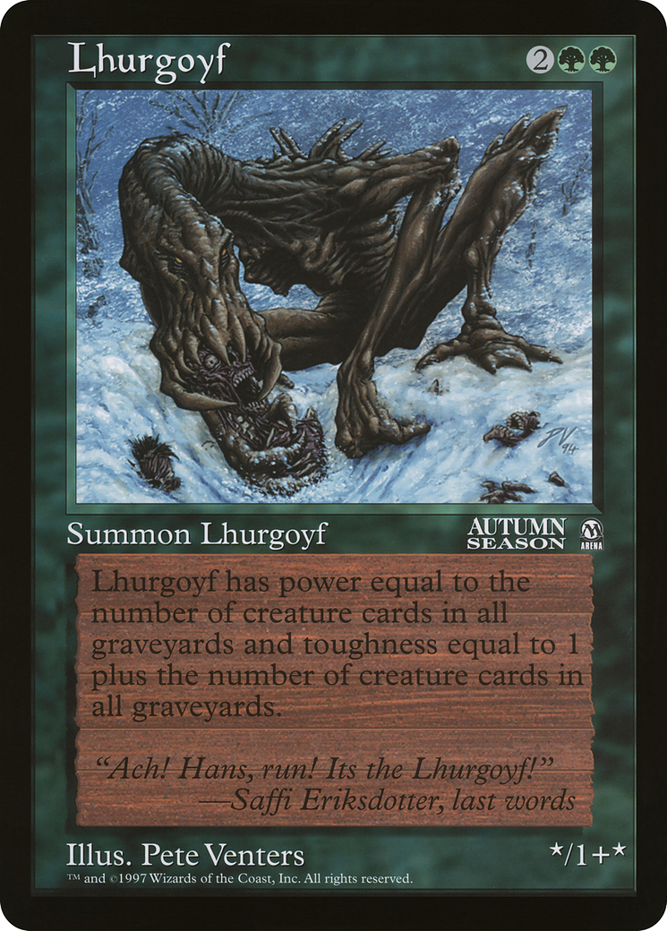 Lhurgoyf (OLEP-025) - Oversized League Prizes-1
