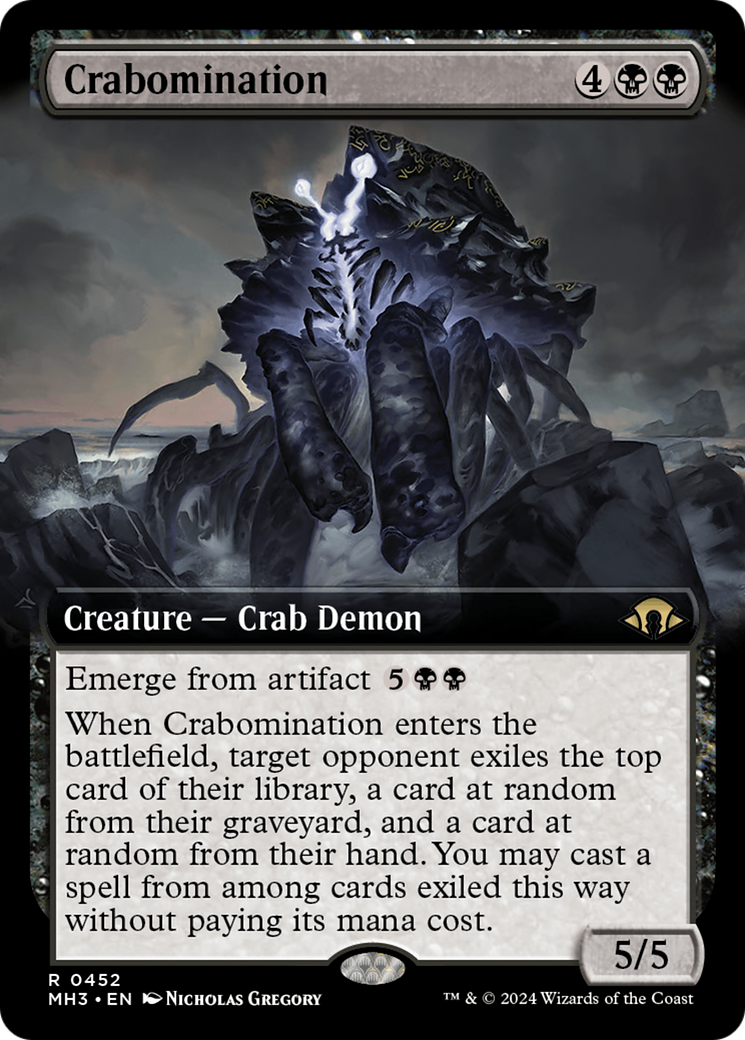 Crabomination (Extended Art) [Modern Horizons 3]-1