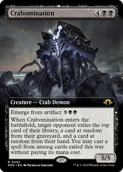 Crabomination (Extended Art) [Modern Horizons 3]-1