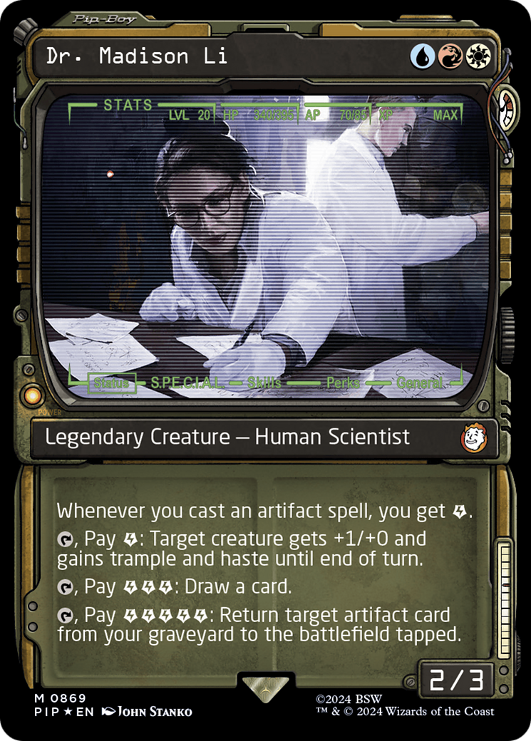 Dr. Madison Li (Showcase) (Surge Foil) [Fallout]-1